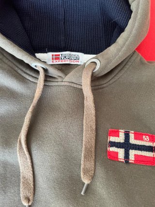 Sudadera Geographical Norway verde