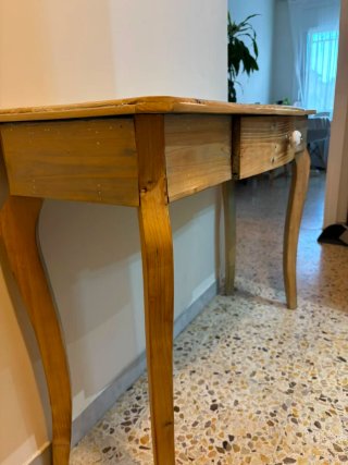 Mesa consola / recibidor efecto desgastado