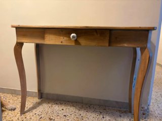 Mesa consola / recibidor efecto desgastado
