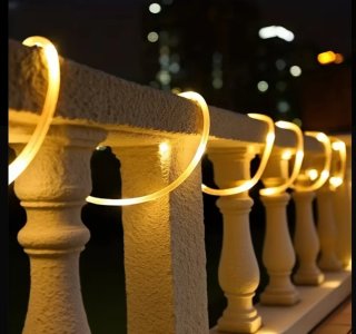 2 guirnaldas solares 22 Metros 200 LED cada una.