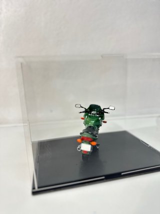 Maqueta Moto Verde Coleccionismo