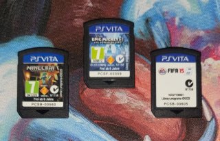 Lotto Giochi PS Vita Minecraft Epic Mickey FIFA 15