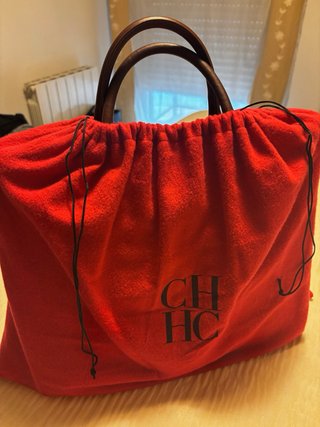 Bolso Tote CH Carolina Herrera Beige/Marrón