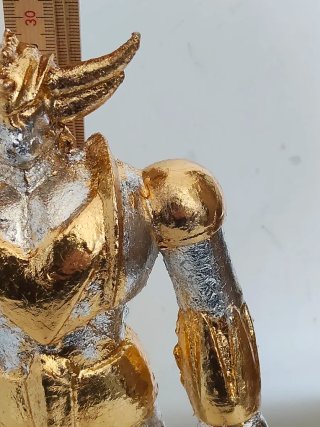 Statua Pop Art Goldrake Argento e Oro