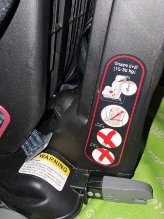 Silla coche con Isofix grupos I, II y III