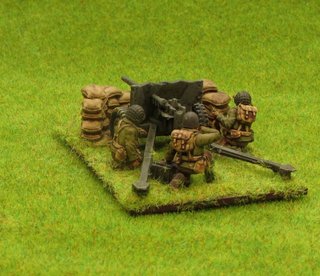 Pintado! Cañón AT 57mm USA 28mm Bolt Action