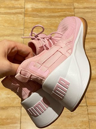 Zapatillas Puma Rosas y Blancas