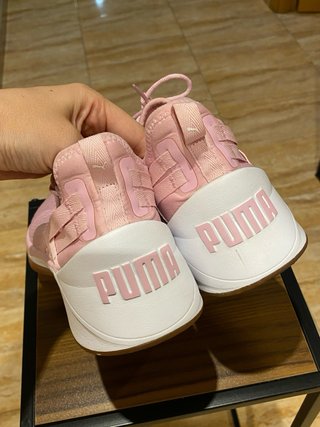 Zapatillas Puma Rosas y Blancas