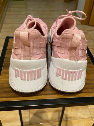 Zapatillas Puma Rosas y Blancas