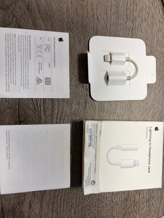 Adaptador Lightning a Jack Auriculares Apple
