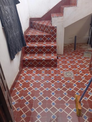 Suelo hidráulico decorativo