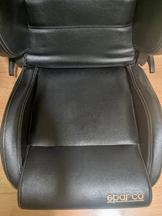 Asiento semibaquet Sparco R100 Sky Negro