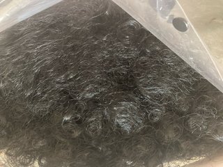 Peluca Afro Negra Talla Única