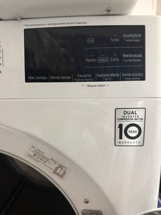 Secadora LG ThinQ Heat Pump 8kg