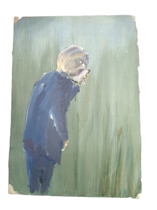 Pintura abstracta figura humana