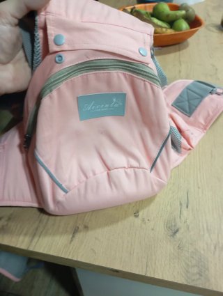 Canguro bebé rosa