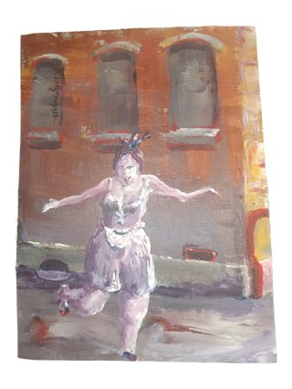 Pintura de figura en calle