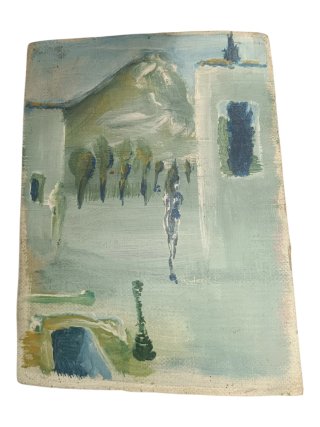 Pintura abstracta paisaje