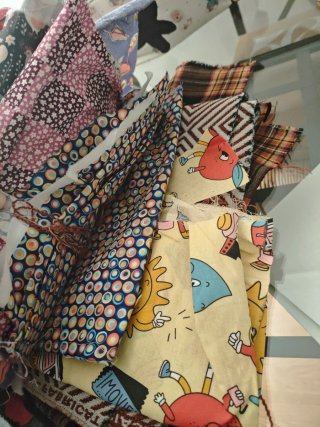 Lote retales tela estampada