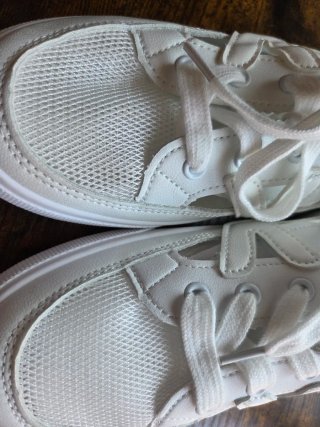 Zapatillas Sandalia Blancas con Malla