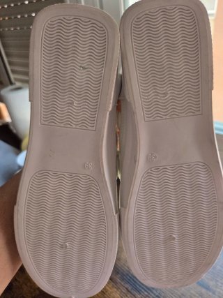 Zapatillas Sandalia Blancas con Malla