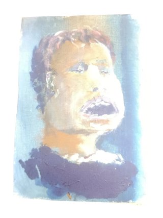 Pintura al óleo abstracta