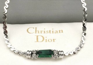 Colgante Christian Dior Vintage Esmeralda