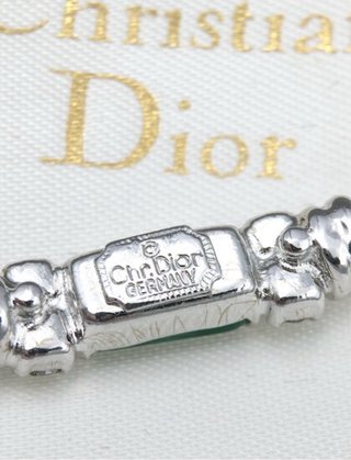 Colgante Christian Dior Vintage Esmeralda