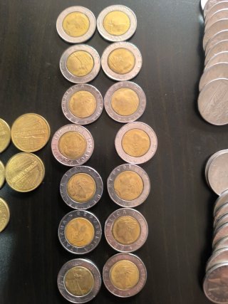 Lote Monedas Liras Italia