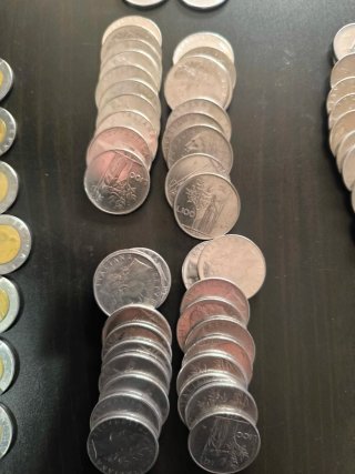 Lote Monedas Liras Italia