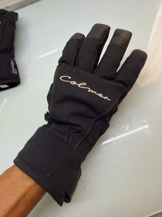 Guanti sci Colmar donna pelle neri