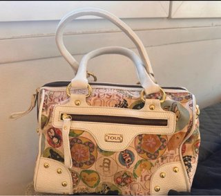 Bolso Tous Logo Multicolor Blanco