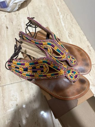 Sandalias Surkana Étnicas Multicolor