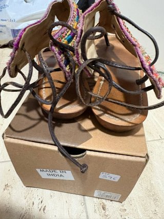 Sandalias Surkana Étnicas Multicolor