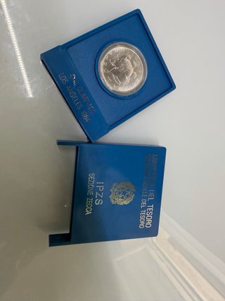 500 Lire Argento 1984 Olimpiadi Los Angeles