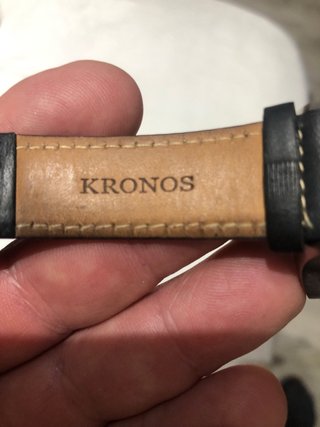 Reloj Kronos KLC 10 Cronógrafo Negro