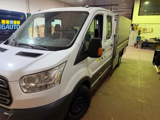 Furgoneta ford transit doble cabina caja abierta