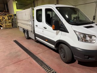 Furgoneta ford transit doble cabina caja abierta