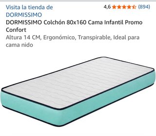 Cama extensible IKEA 80x160 + colchón