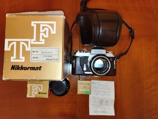 Nikkormat FT + 50mm f/1.4 + 105mm f/2.5 + Accesori