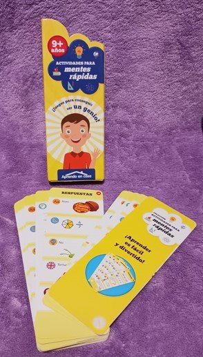 Actividades para mentes rápidas 9+ años
