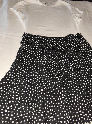 Conjunto lunares blanco y negro