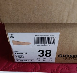 Bailarinas Gioseppo Salmón Talla 38 de 99.95€