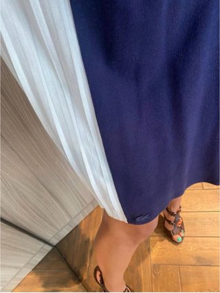 Vestido Lacoste Azul y Blanco Talla S