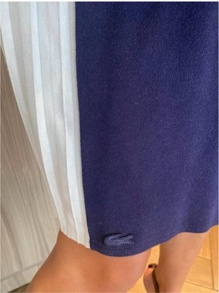 Vestido Lacoste Azul y Blanco Talla S