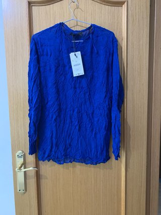 Jersey Zara Mujer Azul Talla S