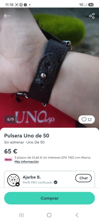 Pulsera Uno de 50 Piel Marrón