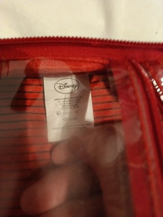 Neceser Disney Lunares Rojo y Negro grande
