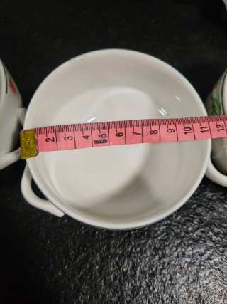 Lote 6 Tazas Consomé Vintage Porcelana
