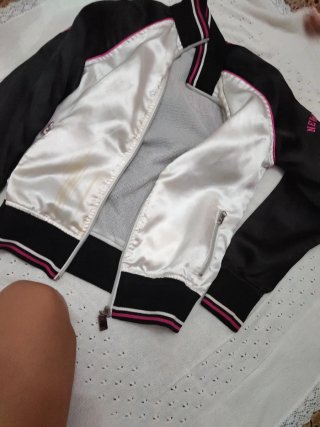 Chaqueta Yankees Negra y Rosa